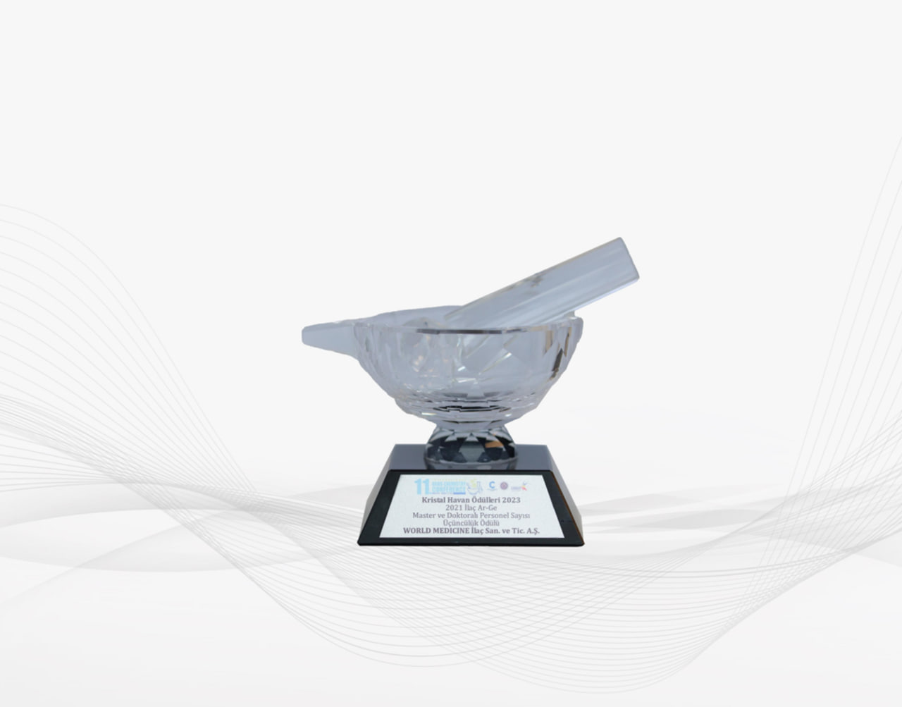 НАГРАДА 11-Й ПРЕМИИ UİKK CRYSTAL MORTAR AWARDS 2023 - "ТРЕТЬЯ КОМПАНИЯ С НАИБОЛЬШИМ ЧИСЛОМ СОТРУДНИКОВ, ИМЕЮЩИХ СТЕПЕНЬ МАГИСТРА И ДОКТОРА НАУК"