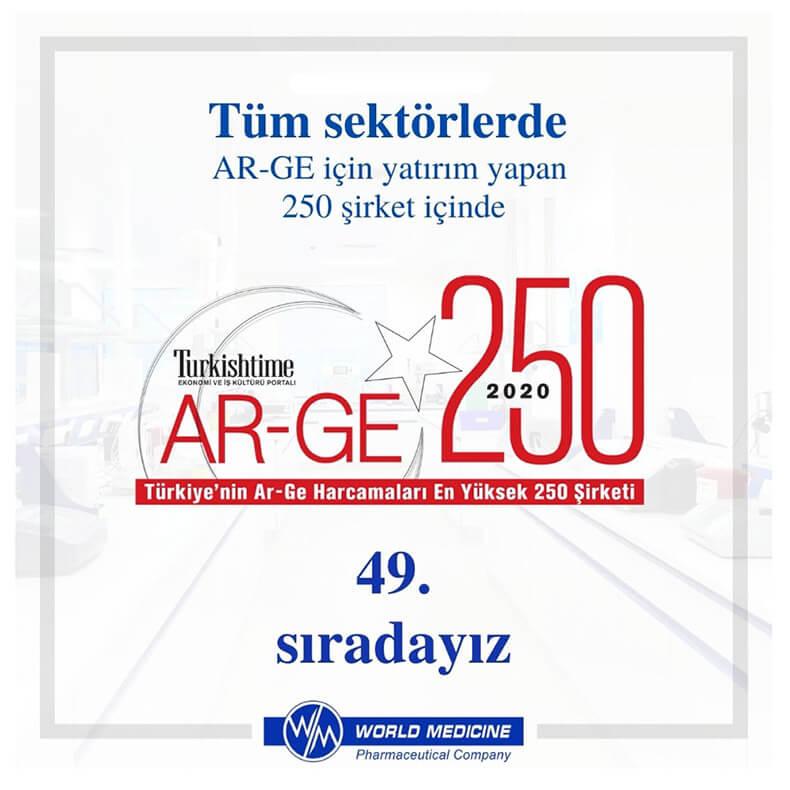 49-Е МЕСТО СРЕДИ 250 КОМПАНИЙ, ВКЛАДЫВАЮЩИХ НАИБОЛЬШИЕ СРЕДСТВА В НАУЧНЫЕ ИССЛЕДОВАНИЯ И РАЗРАБОТКИ